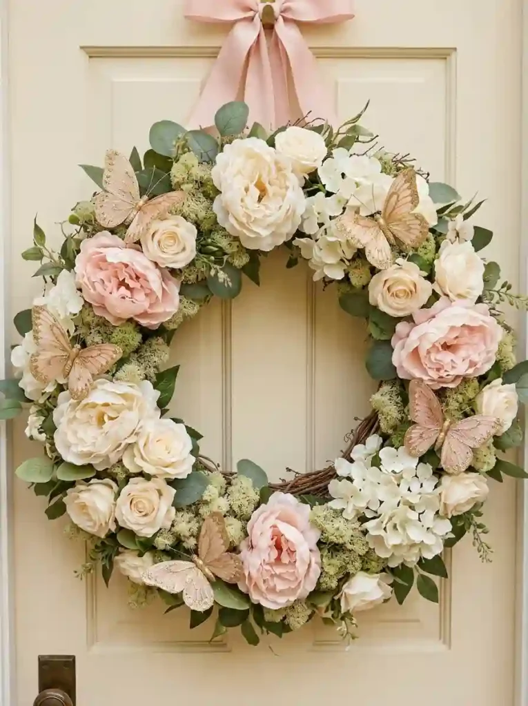 diy spring wreaths transform front porch