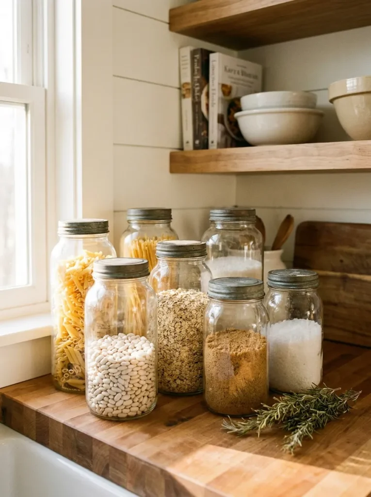 Farmhouse Apothecary Jars