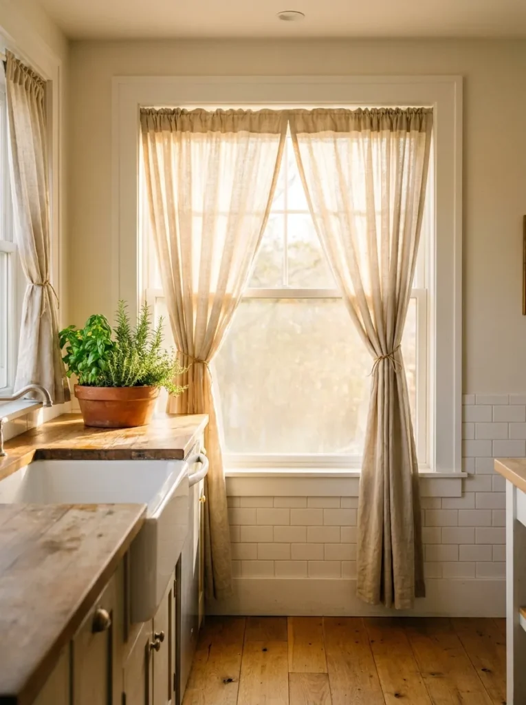 Farmhouse Window Treatments
