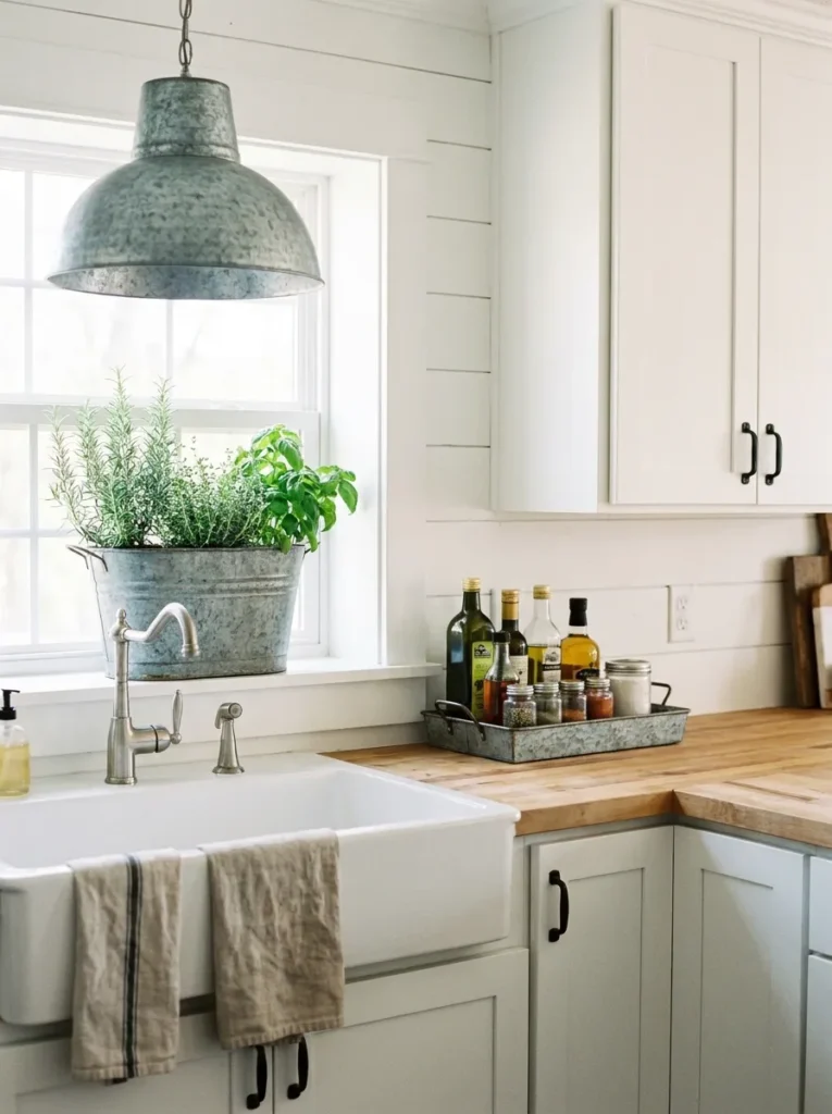 Galvanized Metal Accents