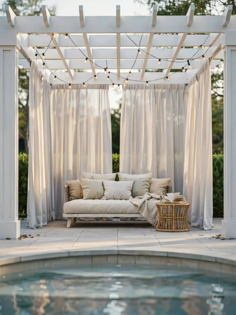 backyard pool house