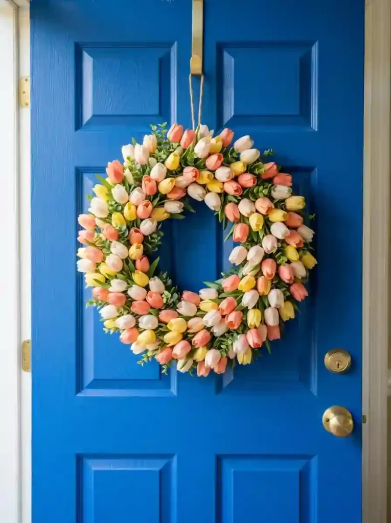 diy spring wreaths transform front porch