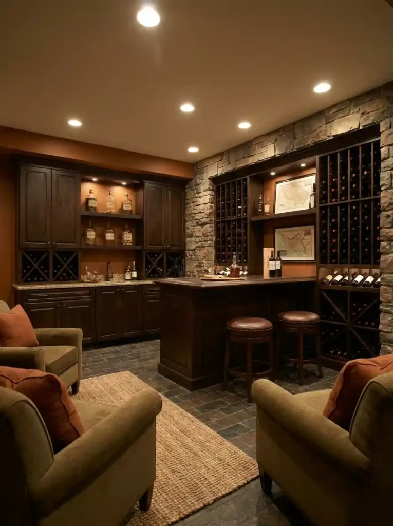 brilliant basement bar ideas