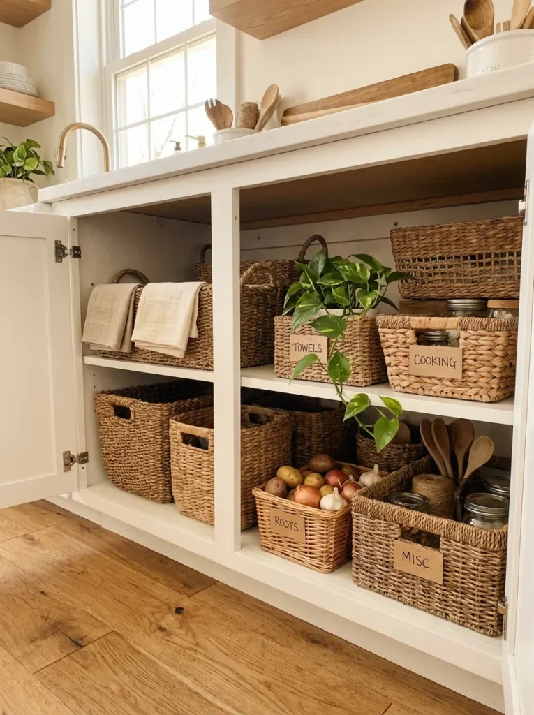 Woven Baskets for Storage
