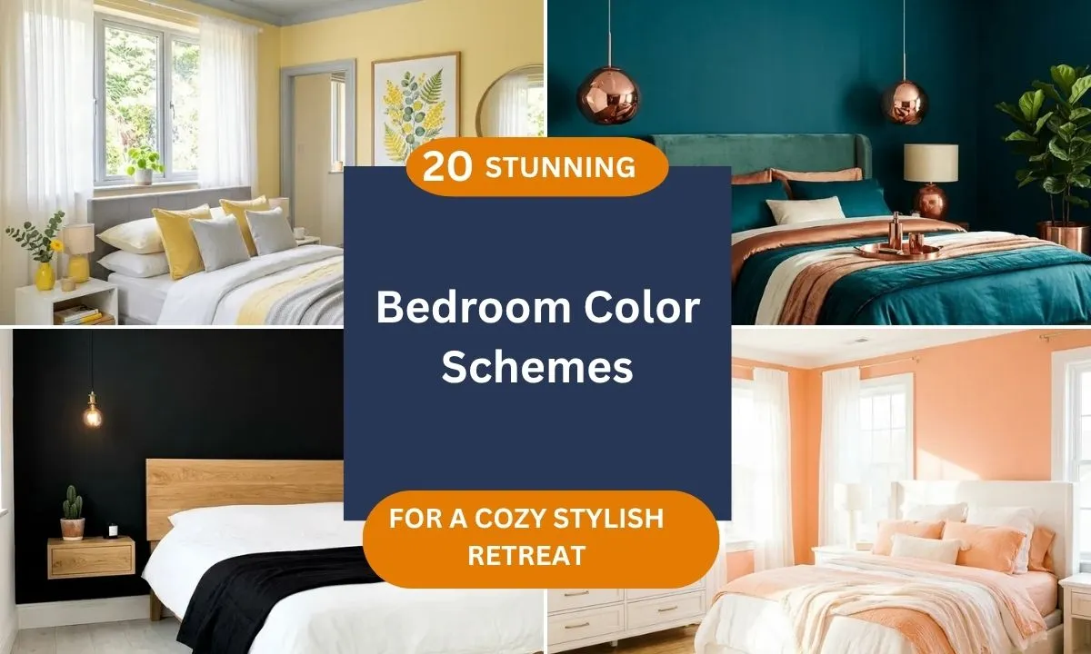 bedroom color schemes cozy stylish retreat