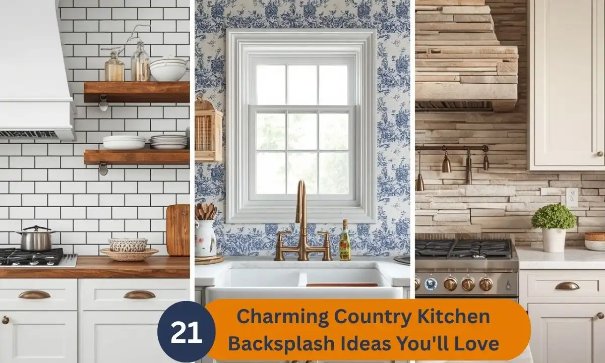 charming country kitchen backsplash ideas
