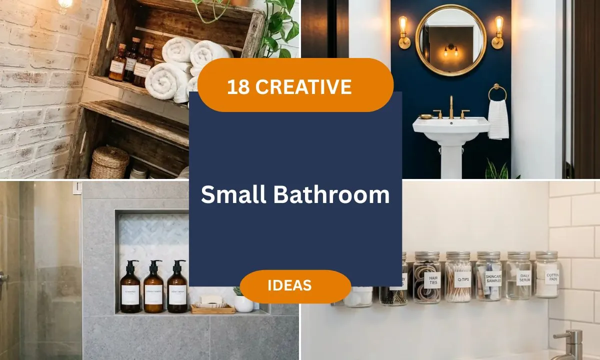 creative small bath room ideas