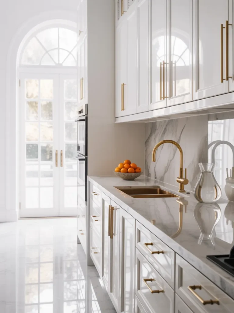 All-White Marble Luxury