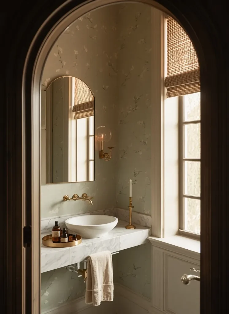Arched Doorway Floral Reveal
