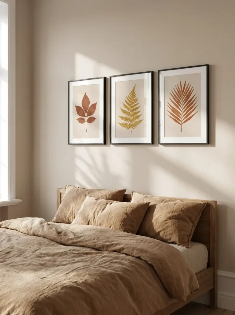 fall bedroom decor