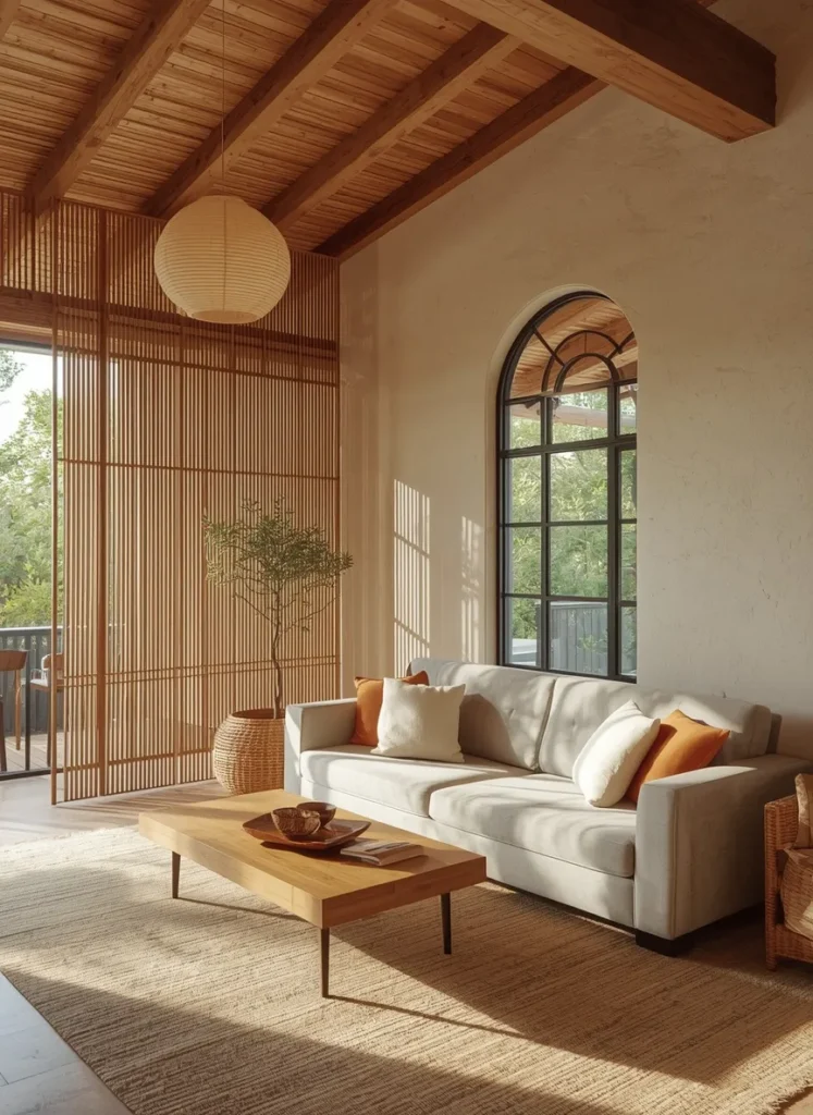 Bamboo Screen Divider Nook