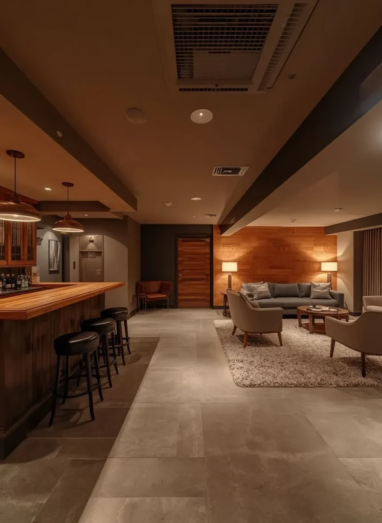 Basement Bar and Lounge Combo