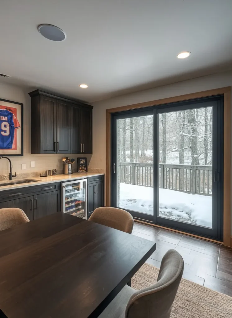 Basement Kitchenette Nook