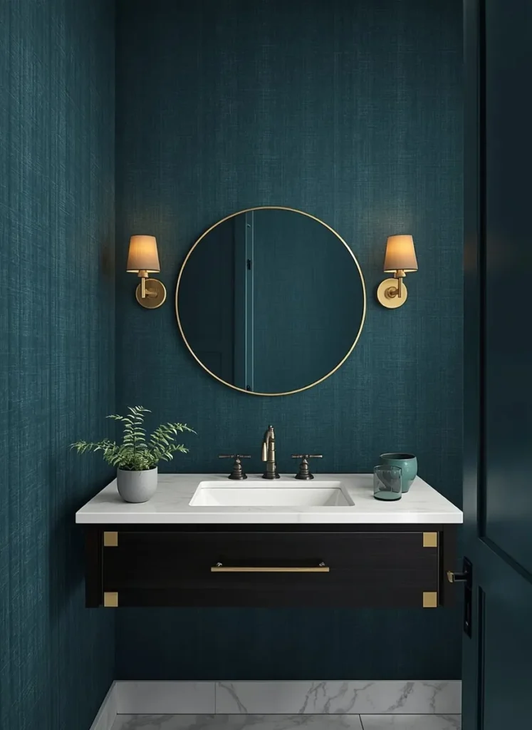 Blue Textured Wallpaper