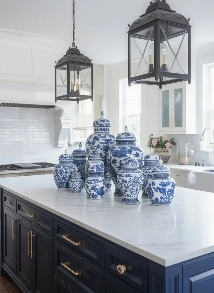Blue White Porcelain Decor