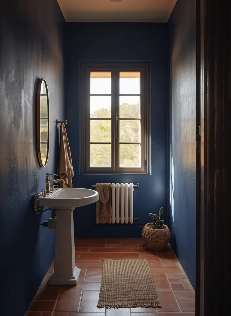 Blue and Terracotta Pairing