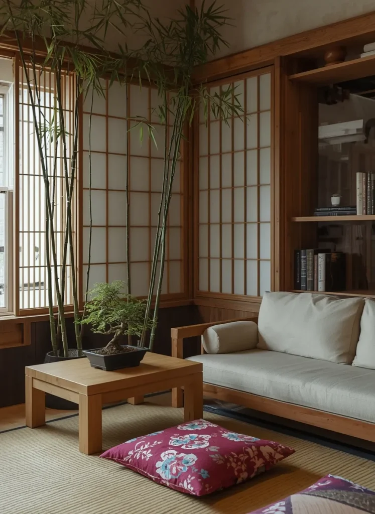 Bonsai Table Bamboo Corner