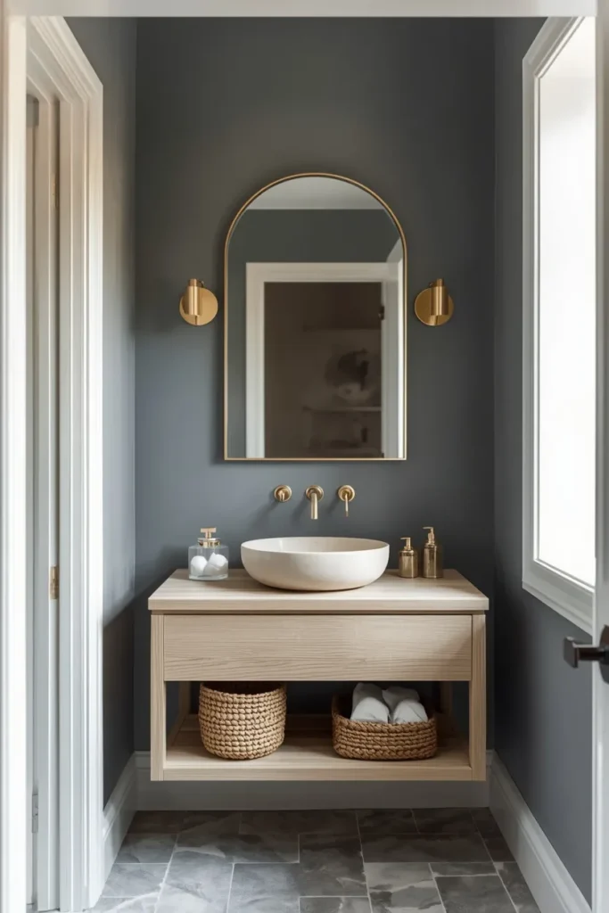 Brass Framed Mirror