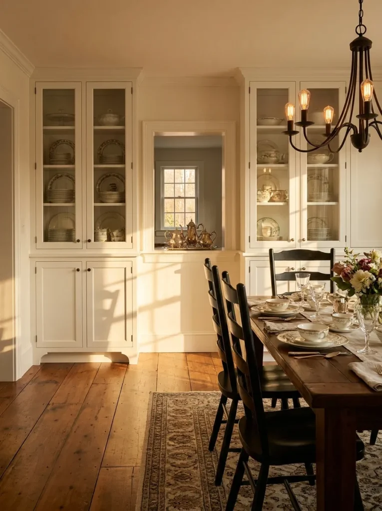 Classic White Pantry Wall