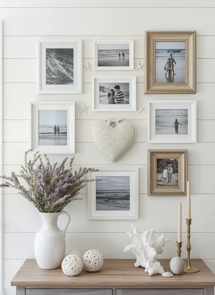 Coastal Photo Collage Wall