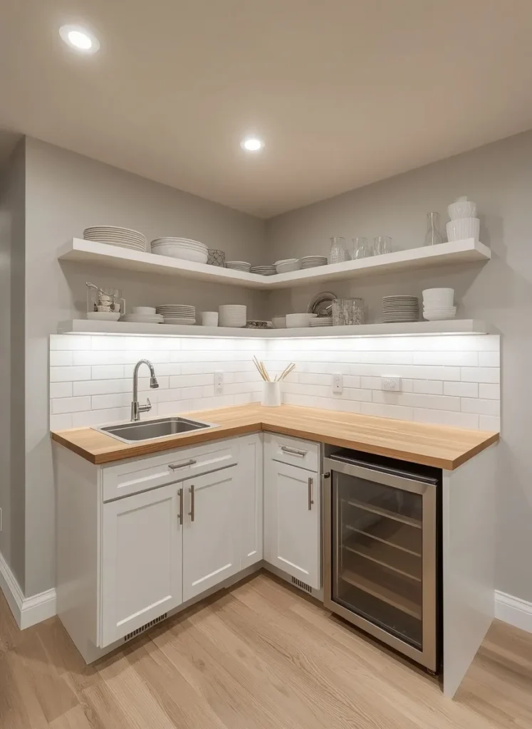 best basement kitchenette ideas