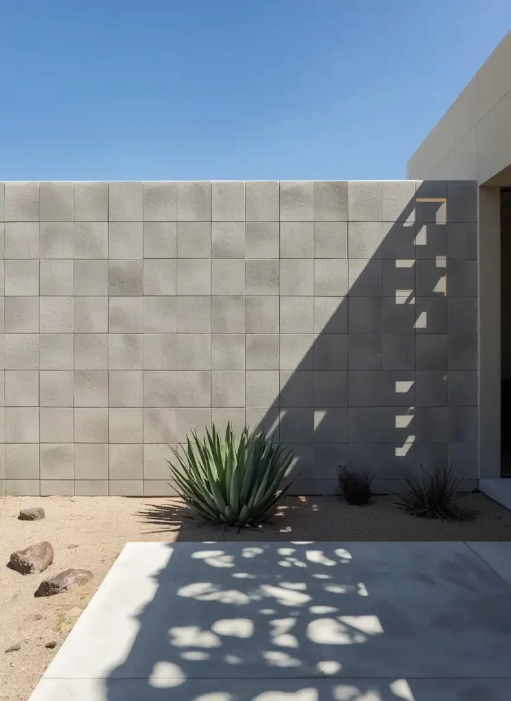 exterior wall design ideas privacy
