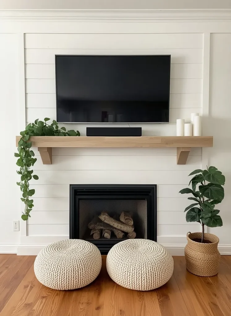 Cozy Neutral Shiplap Look