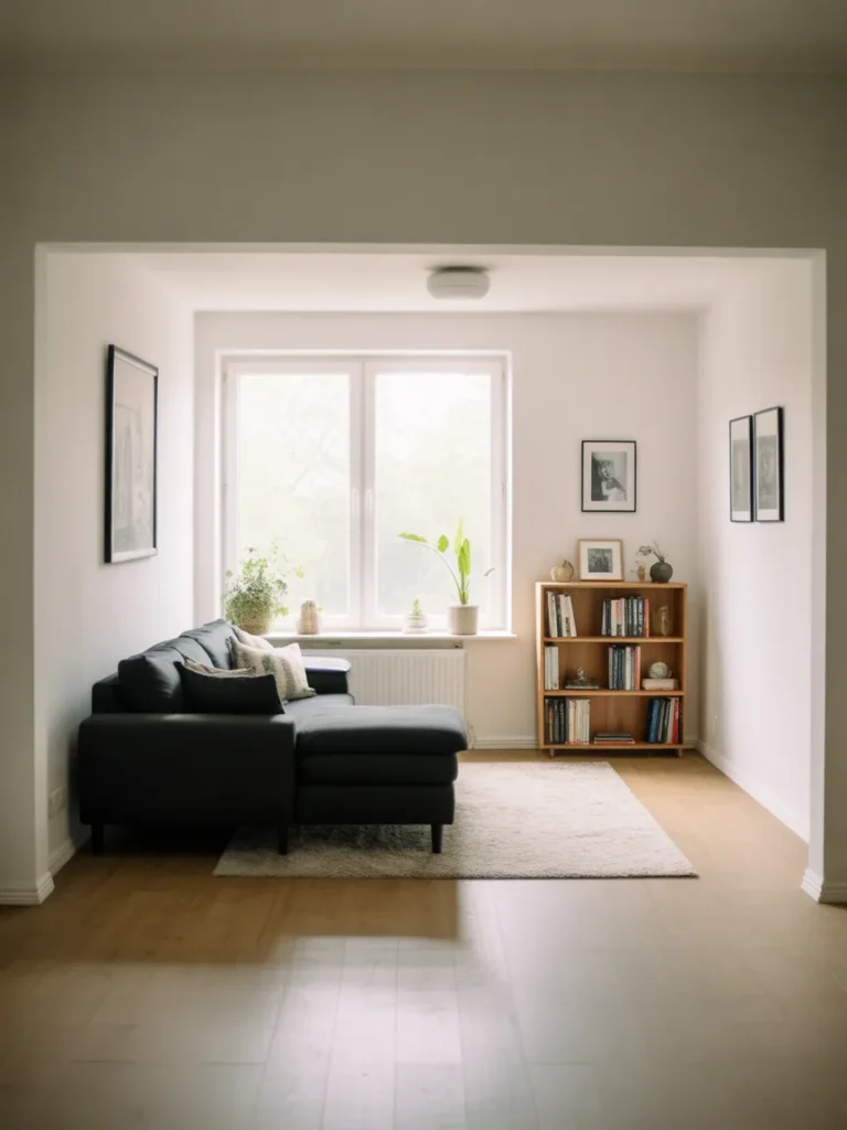 black sofa living room designs
