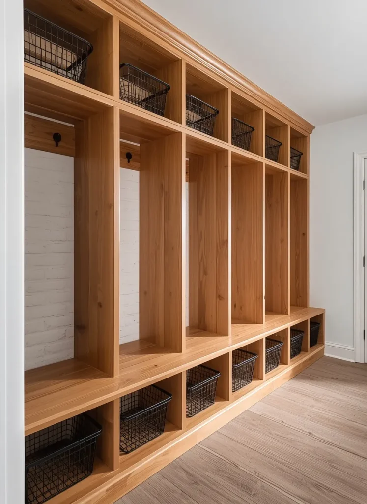 Cubby Storage Wall