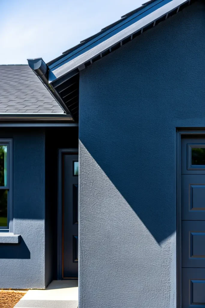 dark blue house exterior ideas