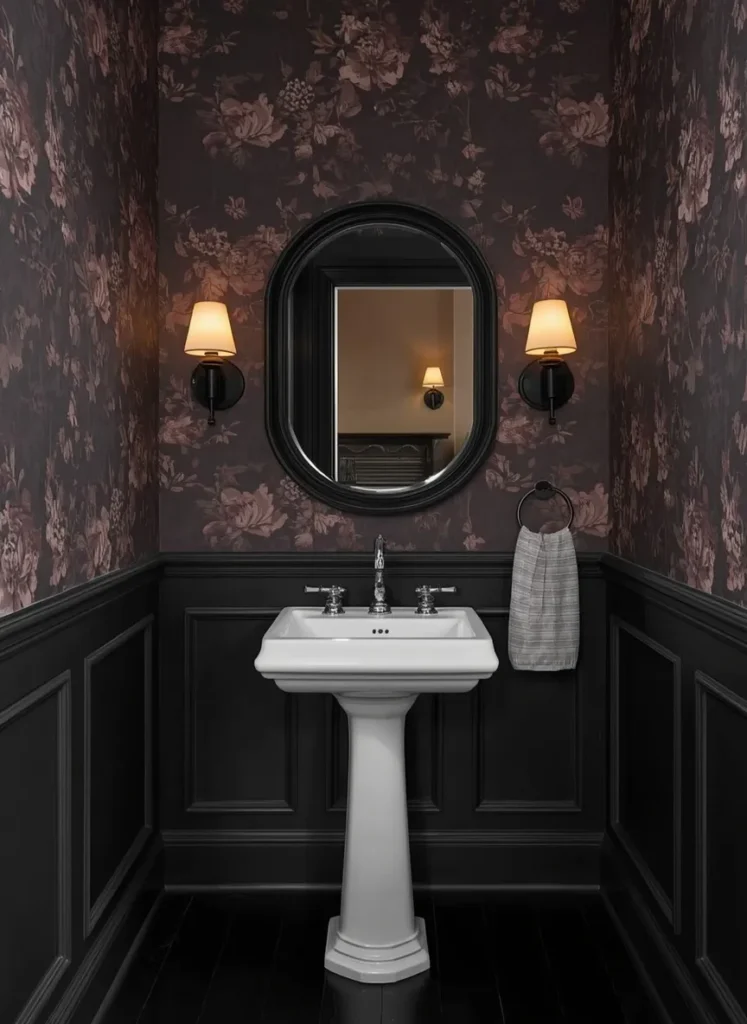 black bathroom ideas