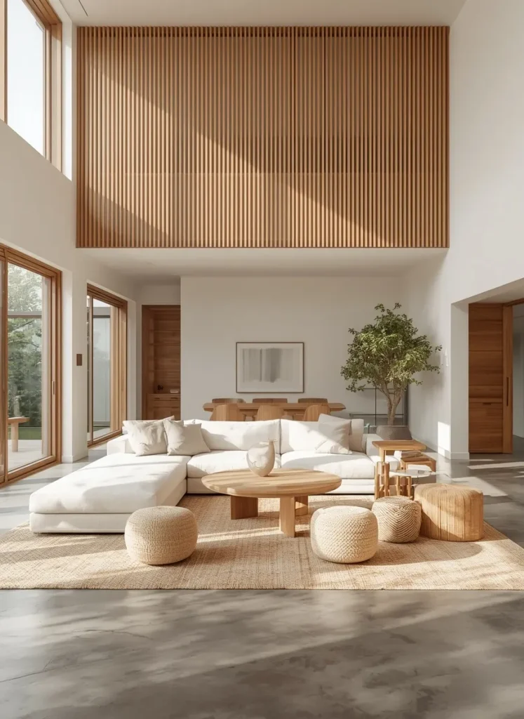 Double Height Wood Loft