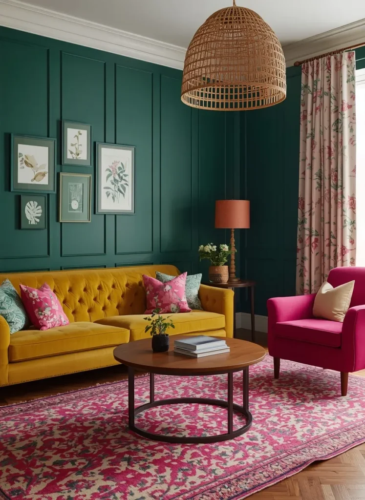 green living room decor ideas