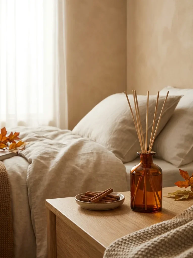 fall bedroom decor