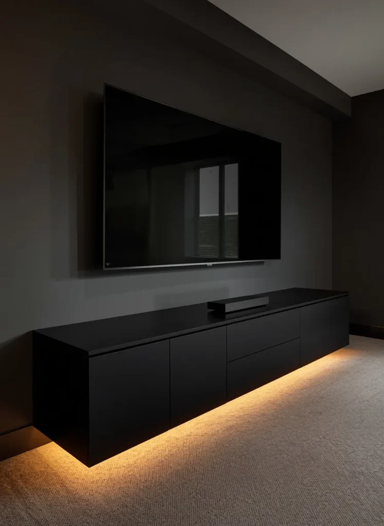 Floating Media Console