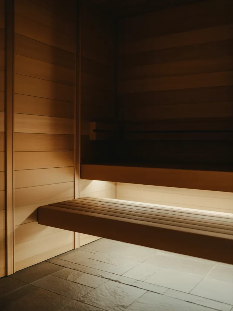 Floating Wood Bench Design