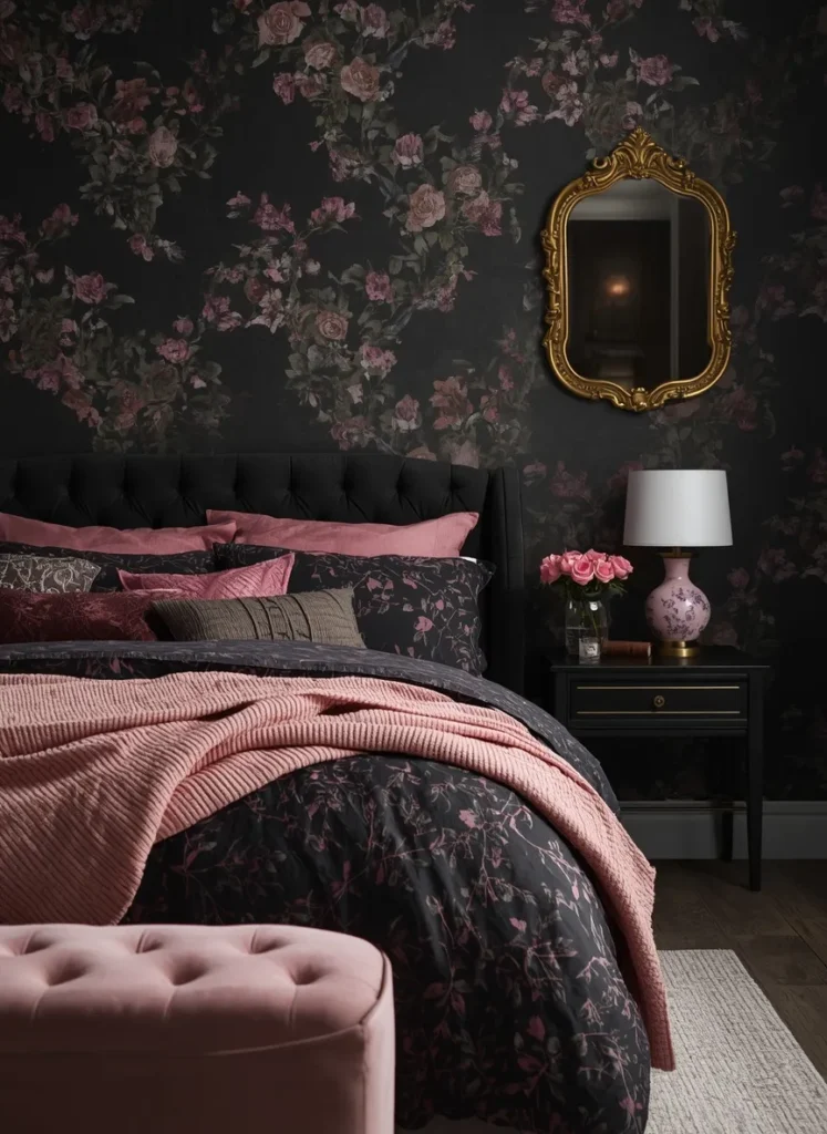 moody black bedroom ideas dark decor