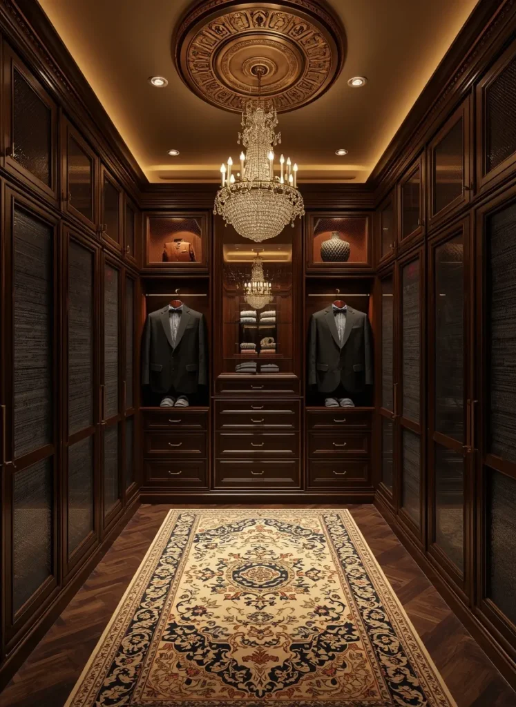 custom walk in closet designs