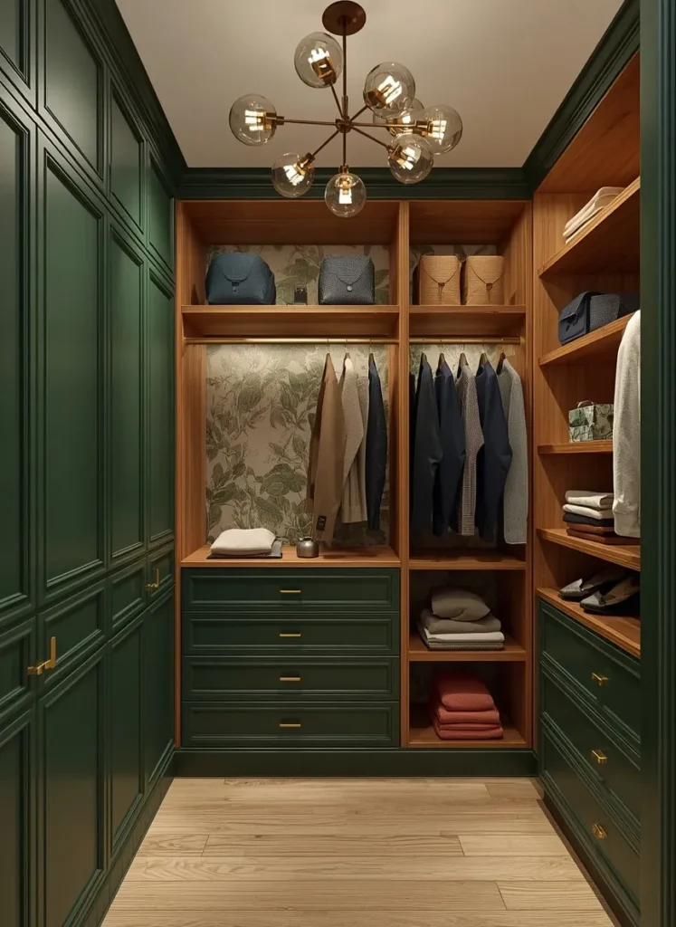 custom walk in closet designs