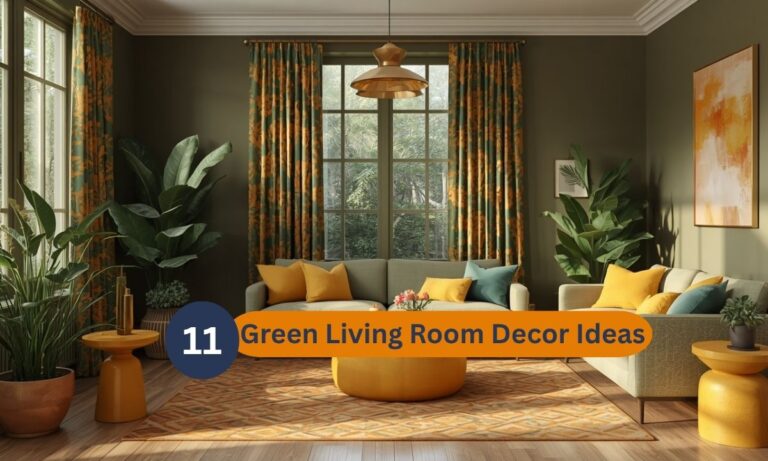 Green Living Room Decor Ideas