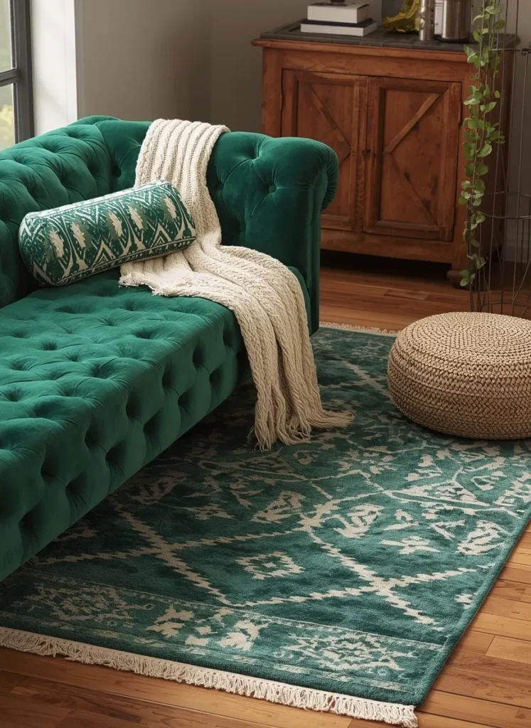 green living room decor ideas
