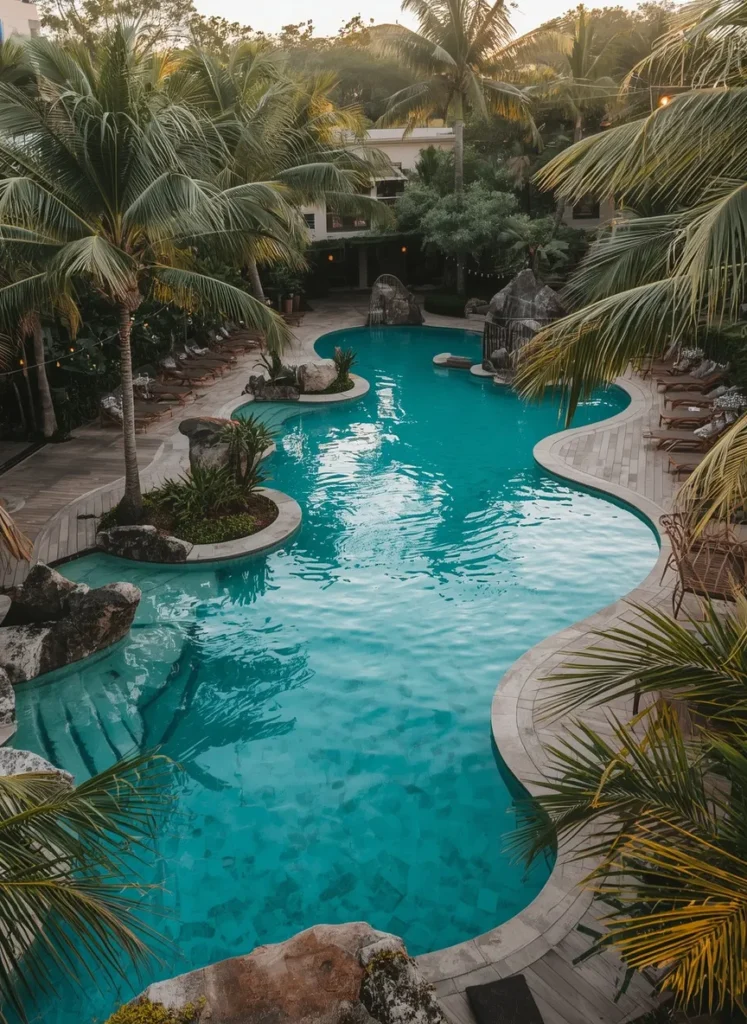 Lagoon-Style Pool