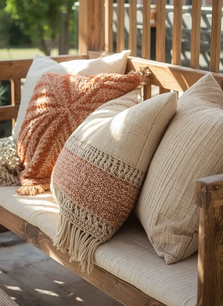 Layered Throw Pillows
