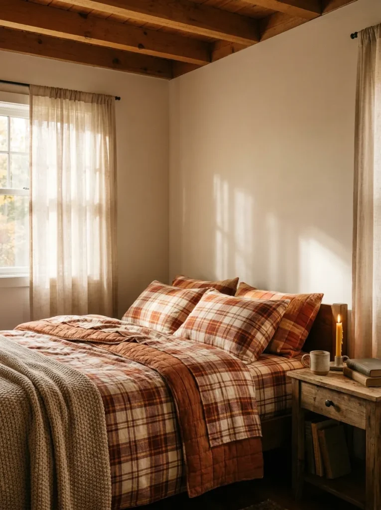 fall bedroom decor