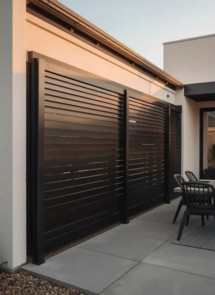 exterior wall design ideas privacy