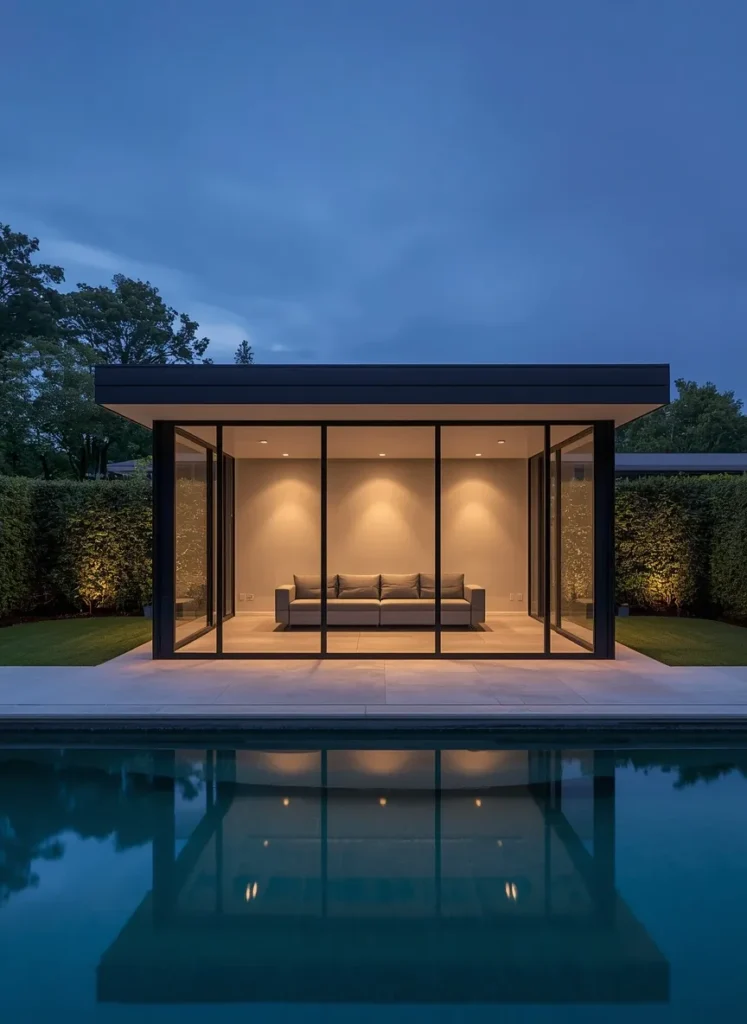 Modern Glass Pavilion