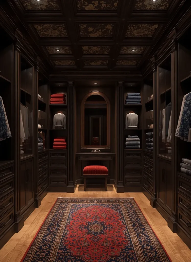 custom walk in closet designs