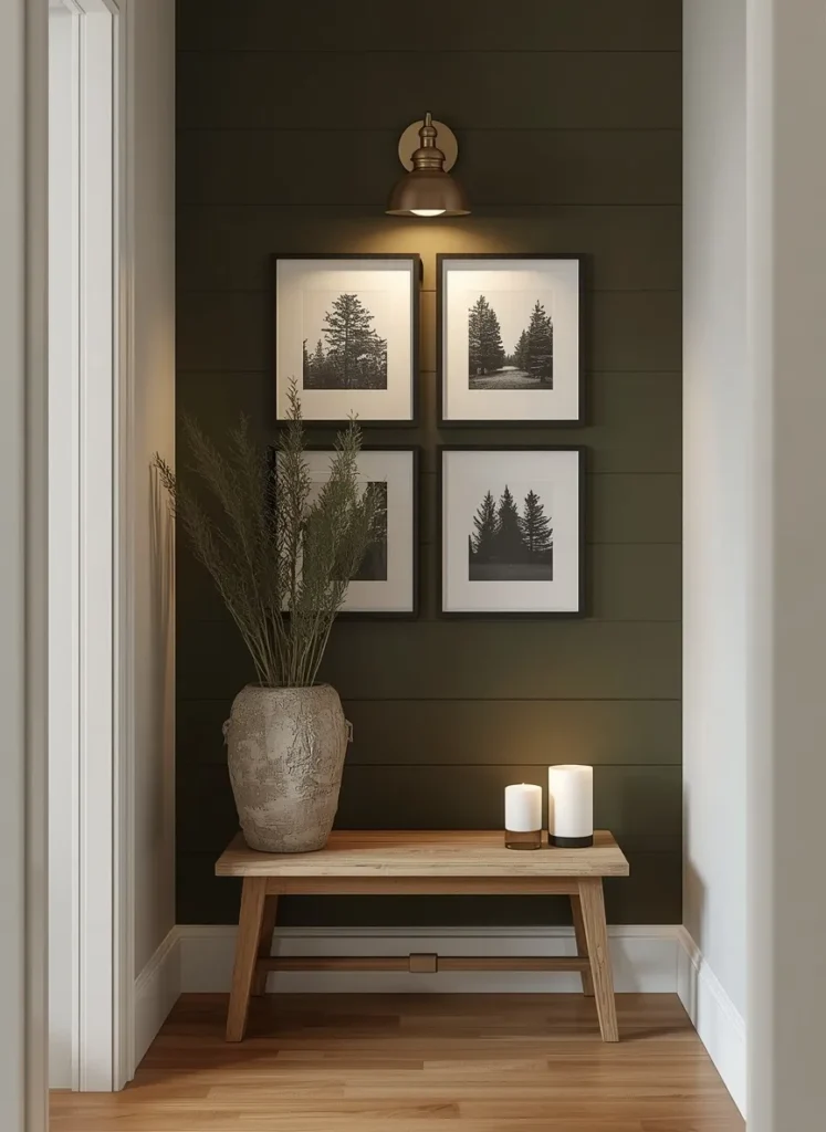 Moody Green Gallery Nook