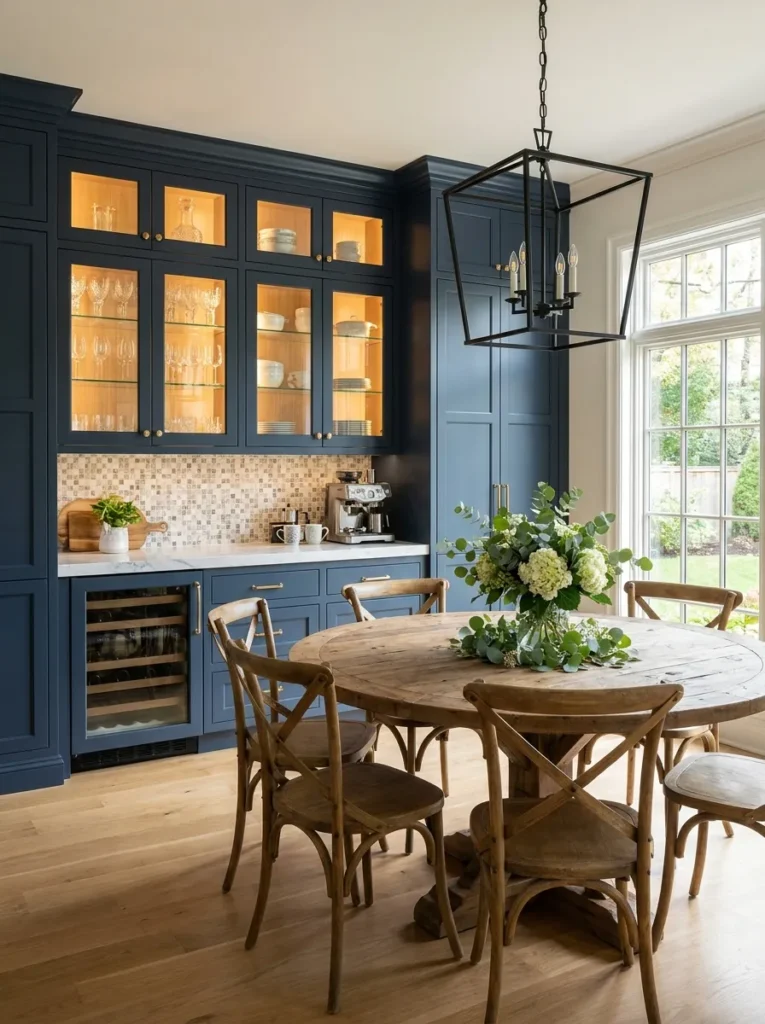 Navy Blue Butler's Pantry