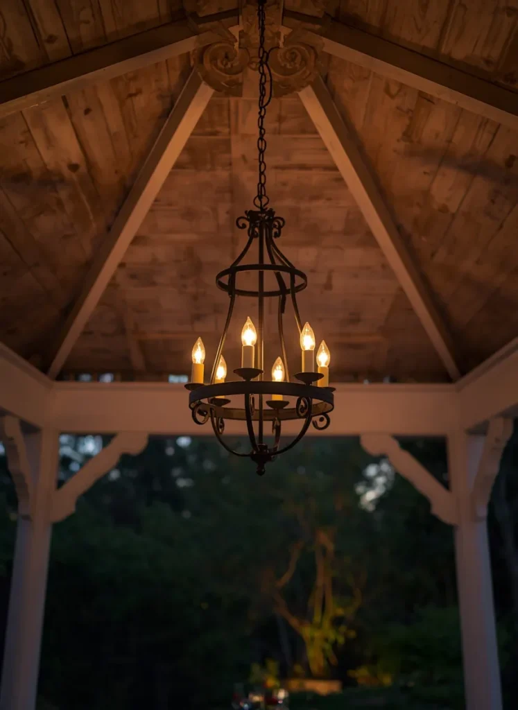 Outdoor Chandelier Accent